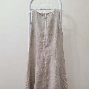 Linen Beige Dress
